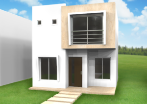 Fachada en marmol royal